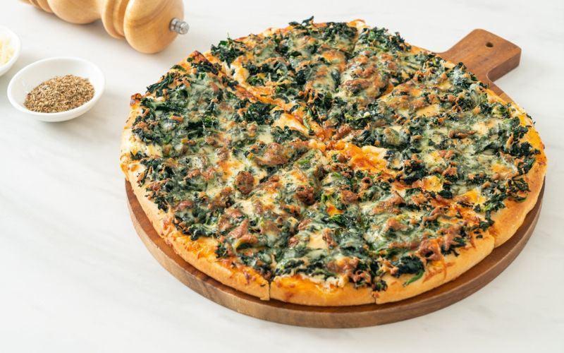 spinach pizza