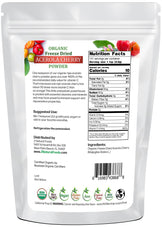 Acerola Cherry back of the bag image 1 lb