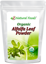 Alfalfa Leaf Powder - Organic front of the bag image 1 lb