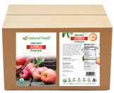 Front and back label image of Apple Powder - Organic bulk