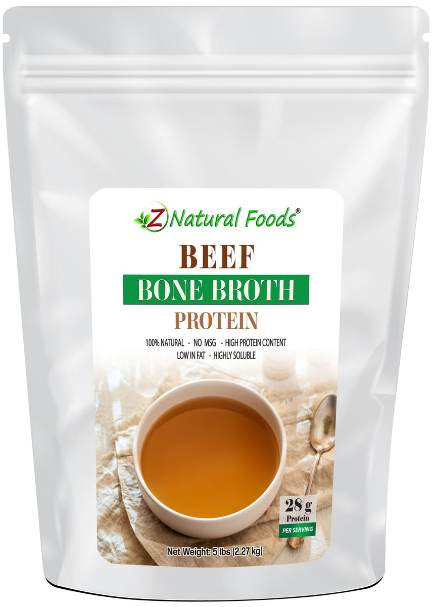 Experience the Power of Beef Bone Broth Protein Z Natural Foods