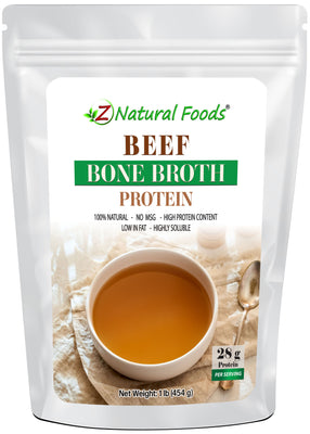 Beef Bone Broth Protein front bag image 1lb