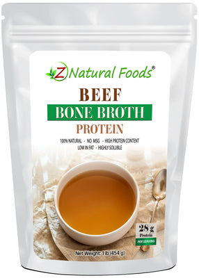 Beef Bone Broth Protein front bag image 1lb