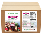 Beet Root Juice Powder - Organic front and back label image bulk