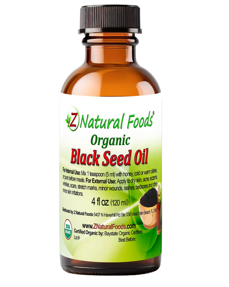 Four ounce bottle of Black Seed Oil - Organic