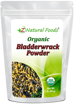 Bladderwrack Powder - Organic 1 lb front bag image