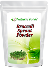 Broccoli Sprout Powder front of the bag image  1 lb