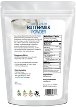 Photo of back of 1 lb bag of Buttermilk Powder
