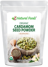 Front bag 4 oz image of Cardamom Seed Powder - Organic