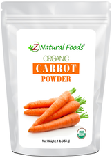 Carrot Powder - Organic front of the bag image 1 lb