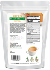 1 lb Chicken Bone Broth Protein back of the bag image