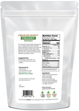 Back of bag image of Chocolate Coconut Collagen Peptides Protein Powder 5 lb