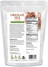 Chocolate Milk Powder back of the bag image 1 lb