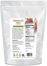 Chocolate Milk Powder back of the bag image 5 lb