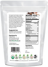 Back of the bag image for Clove Powder - Organic 4 oz
