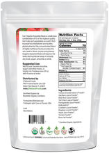 Essential Reds - Organic back of the bag image 1 lb