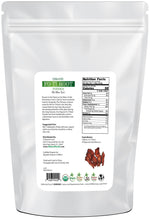 back of bag image Fo-Ti Root Powder (Ho Shou Wu) - Organic Tonics Z Natural Foods 