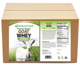 Photo of front and back label image of Goat Whey Protein Concentrate Bulk