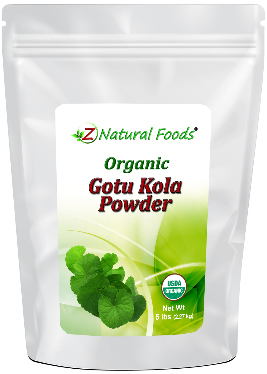 Gotu Kola Powder - Organic front bag image 5 lb