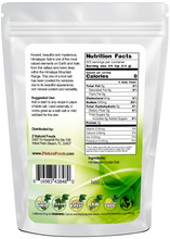 Gourmet Himalayan Salt - Medium back of the bag image 1 lb