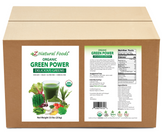 Photo of front and back label image of Green Power - Organic Delicious Greens bulk