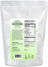 Image of back of 5 lb bag of Hydrolyzed Collagen Peptides