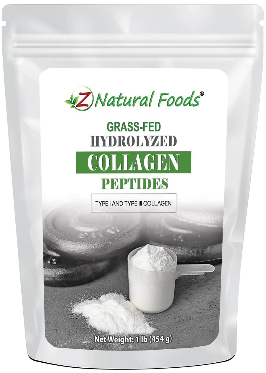 Image of front of 1 lb bag of Hydrolyzed Collagen Peptides
