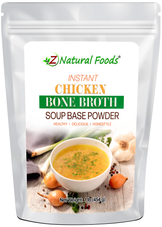 Instant Chicken Bone Broth Soup Base Powder front of the bag image 1 lb