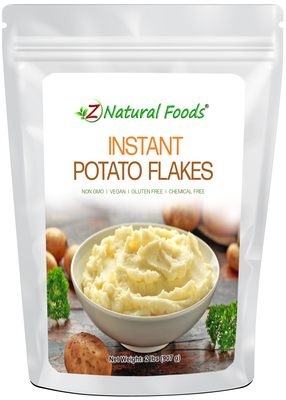 Photo of front of 2 lb bag of Instant Potato Flakes