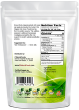 Back of bag image of Irish Moss Powder - Organic 1 lb
