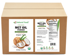 Front and back label image of MCT Oil Powder - Organic in bulk