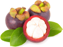 Image of 2 fresh purple Mangosteen Fruits