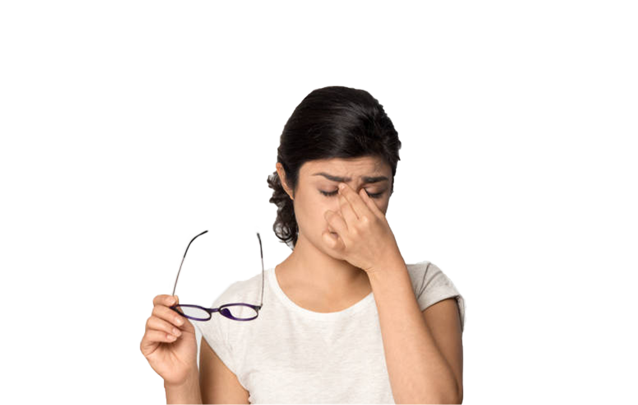 Photo of woman not feeling well because of motion sickness
