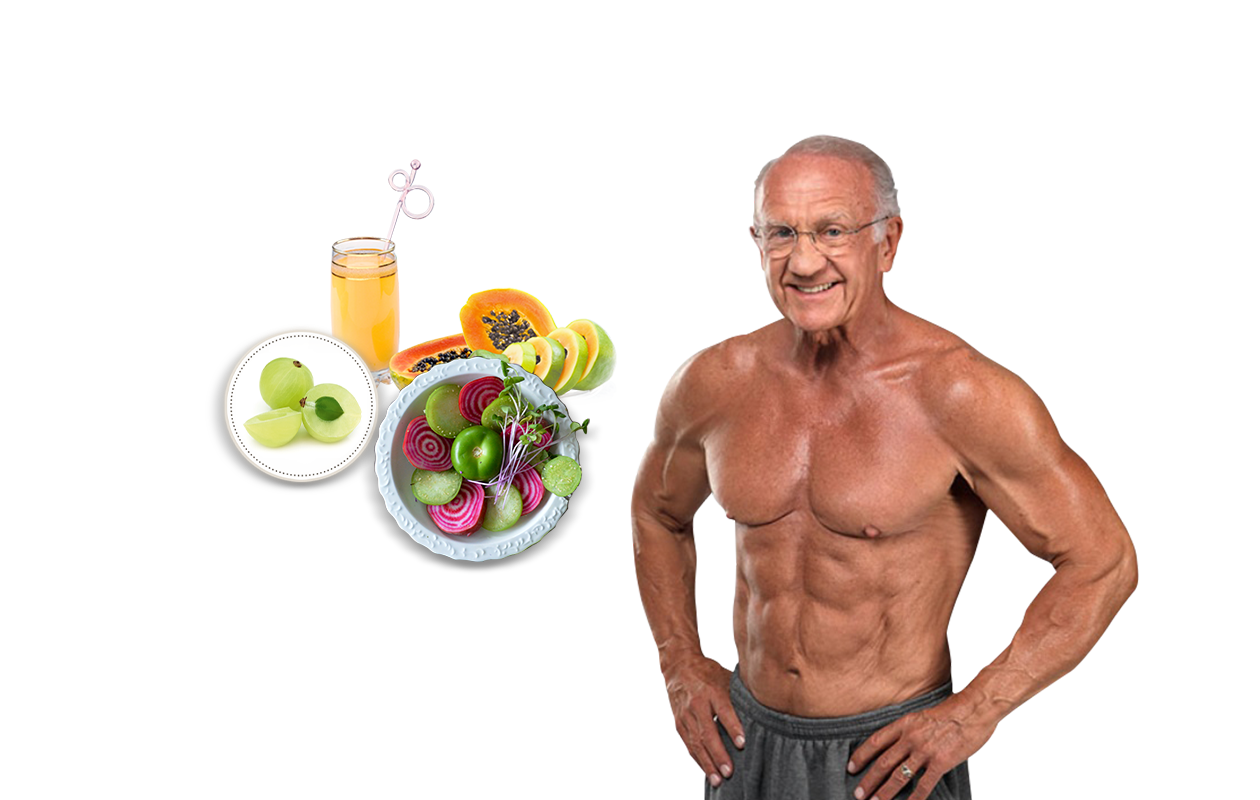 Image of fit man with six pack abs.