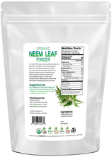Neem Leaf Powder - Organic back of the bag image 5 lb