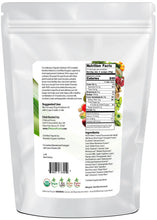 Optimum 30 Chocolate Vegan Meal Replacement - Organic back of the bag image 2.5 lb