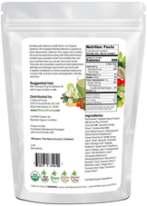 Optimum 30 Vanilla Vegan Meal Replacement - Organic back of the bag image 1 lb
