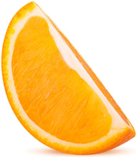 Close photo of single slice of orange