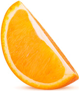 Close photo of single slice of orange