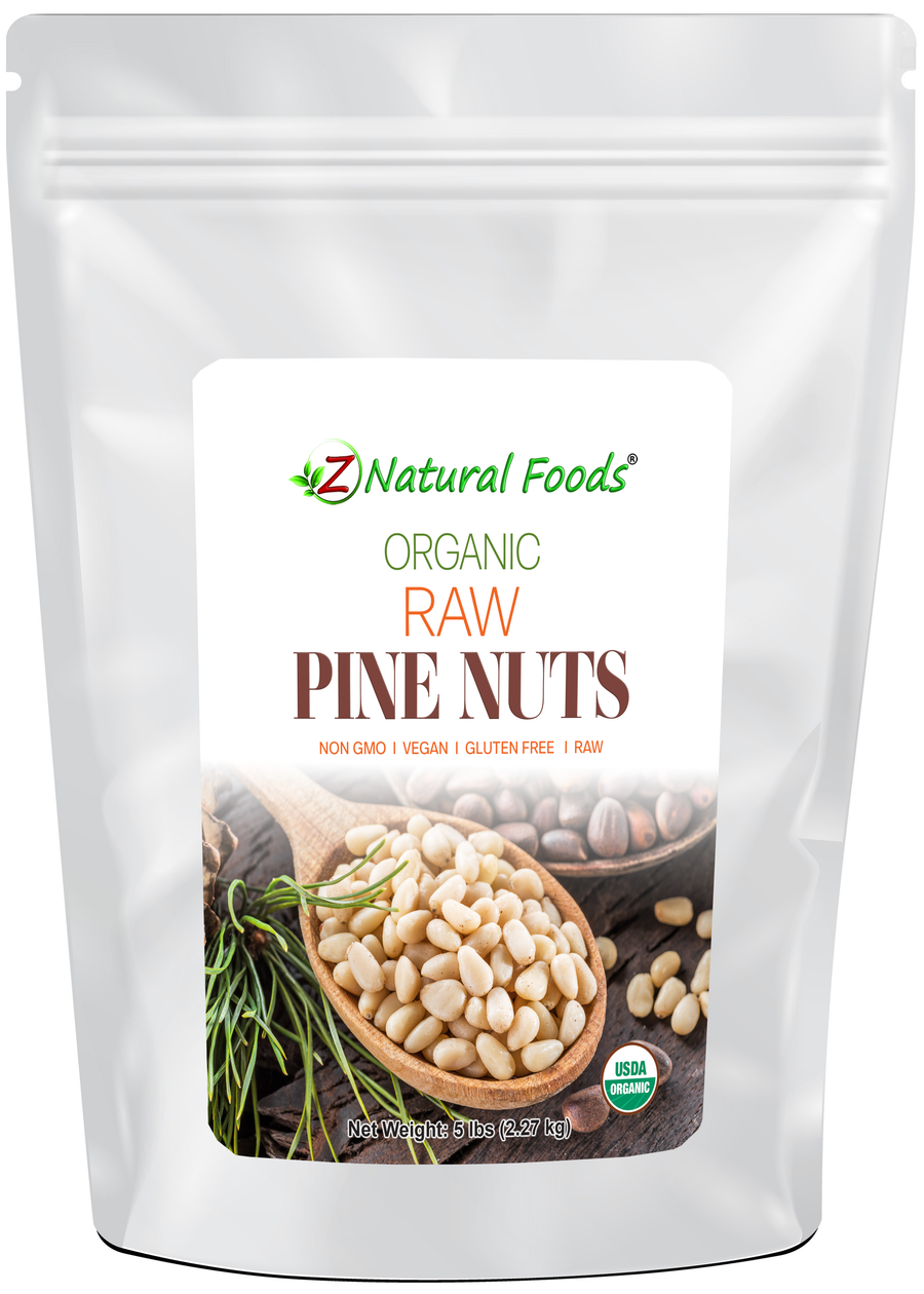 Pine Nuts - Organic front of the bag image 5 lb