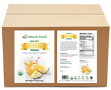 Photo of front and back label image of Pineapple Juice Powder - Organic in bulk