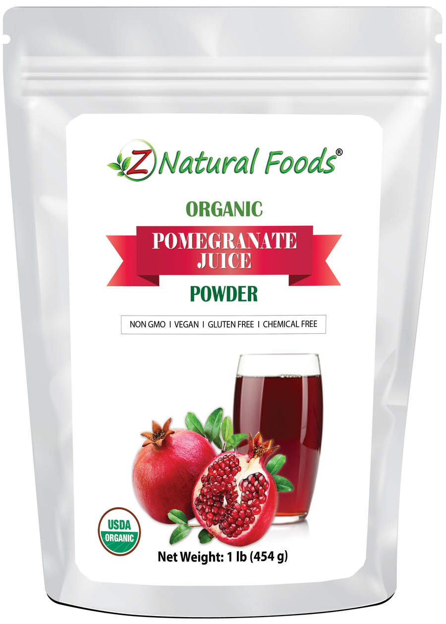 Pomegranate Juice Powder - Organic front of the bag image 1 lb