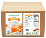 Photo of front and back label image of Sea Buckthorn Juice Powder - Organic in bulk