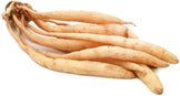 Shatavari grouped together on white background