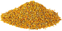 Heaping pile of Spanish Bee Pollen Bee on white background.
