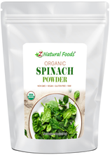Front of bag image of Spinach Powder - Organic 5 lb