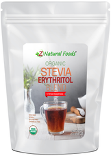 Photo of front of 5 lb bag of Stevia - Erythritol Blend - Organic