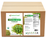 Stevia Leaf Powder - Organic front and back label image for bulk