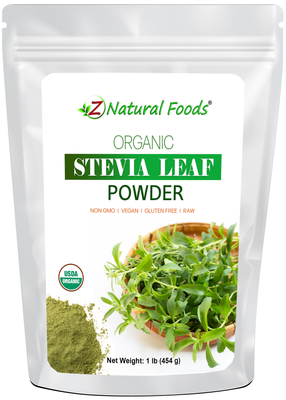 Stevia Leaf Powder - Organic front of the bag image 1 lb