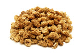 Pile of Sun Dried White Mulberries on white background